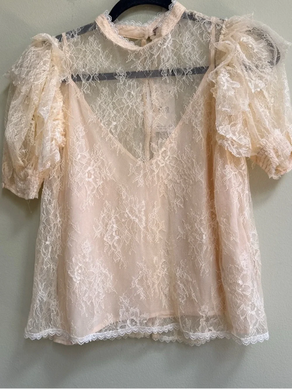 Secret Admirer Romantic Lace Blouse